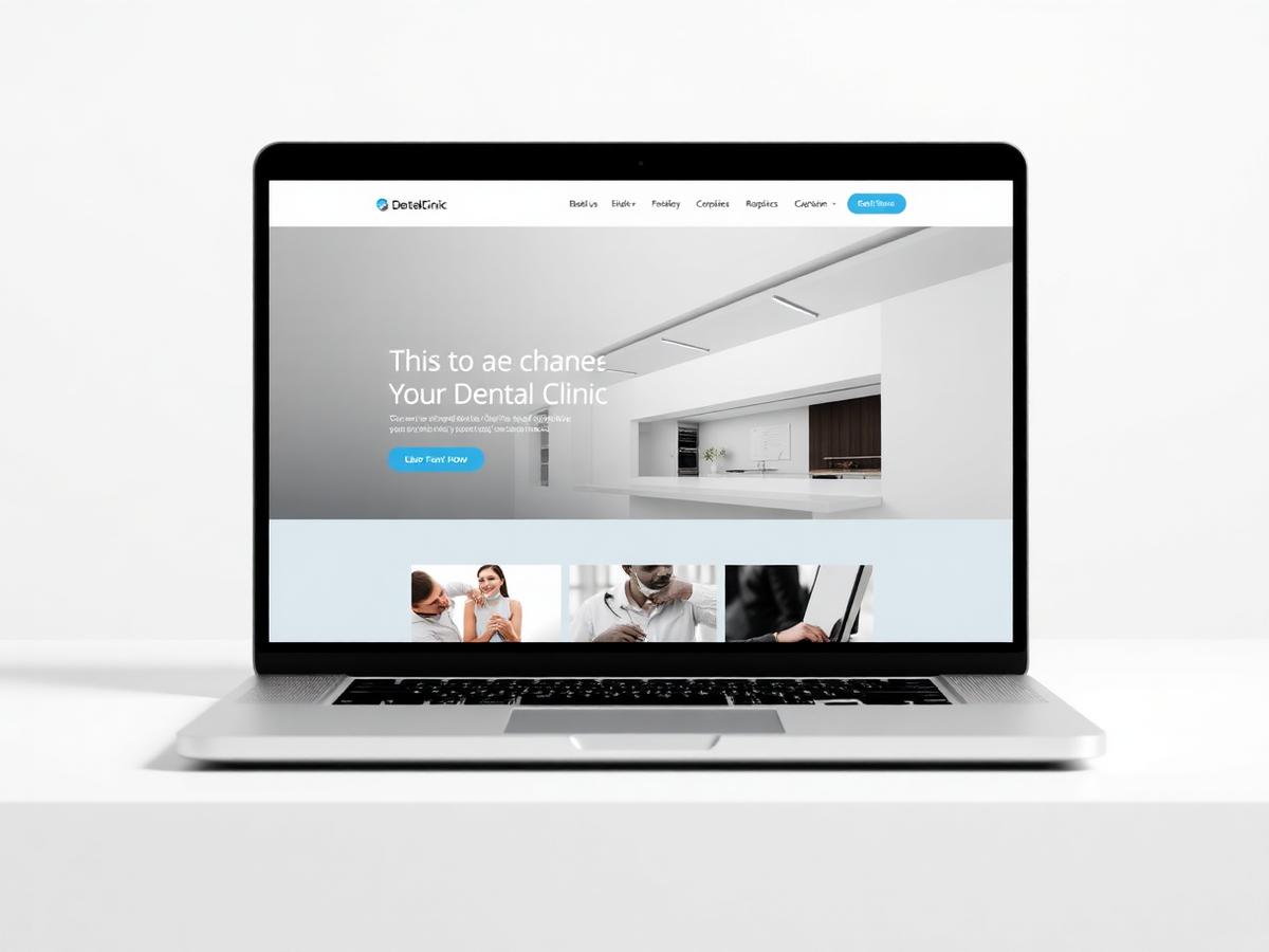 Moderne hjemmeside designet af Holme Works vist i en browser